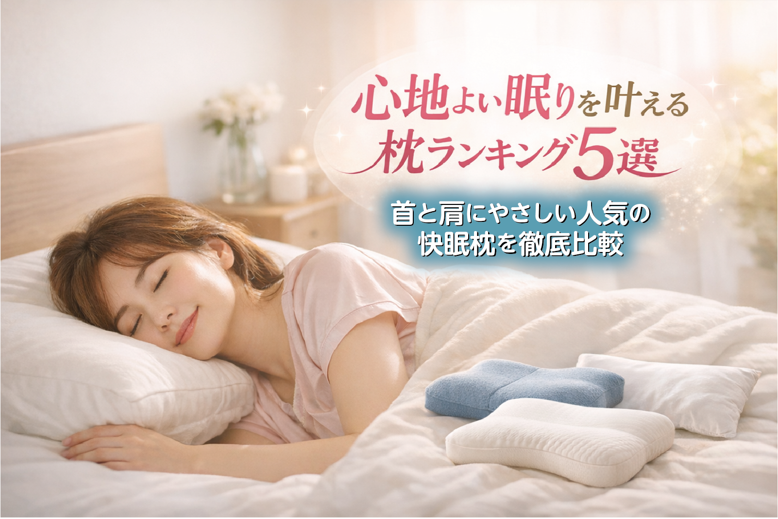 快眠枕おすすめランキング5選｜首こり・肩こり対策に人気の枕を徹底比較