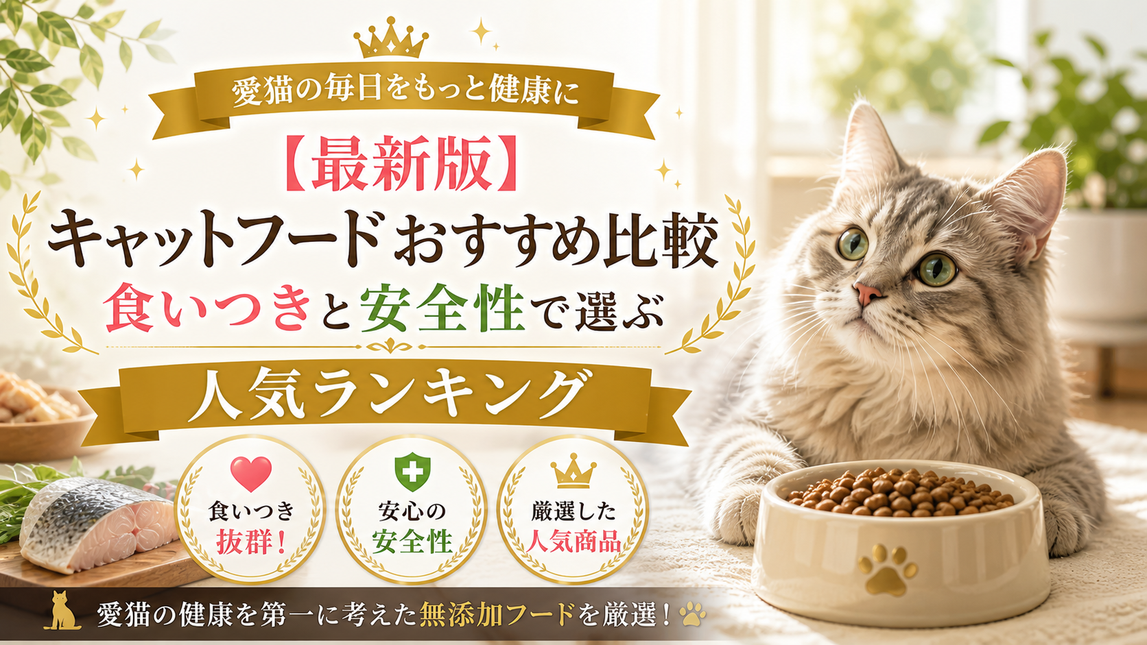 【最新版】キャットフードおすすめ比較|食いつきと安全性で選ぶ人気ランキング